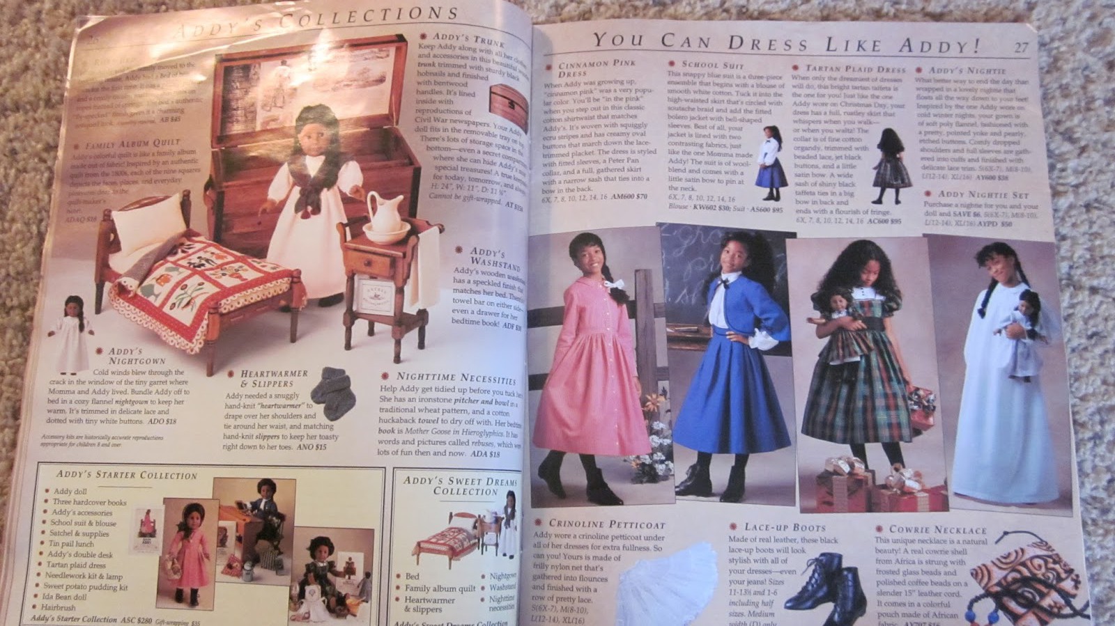My American Girl Catalog Collection Part 1 (1992-2000)